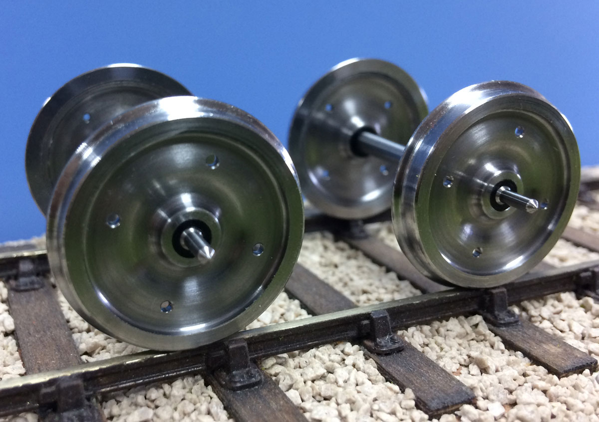 7mm Scale Solid Machined Coach Wheel Set